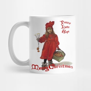 Peace, Love and Hope Merry Christmas Norse Myth Mug